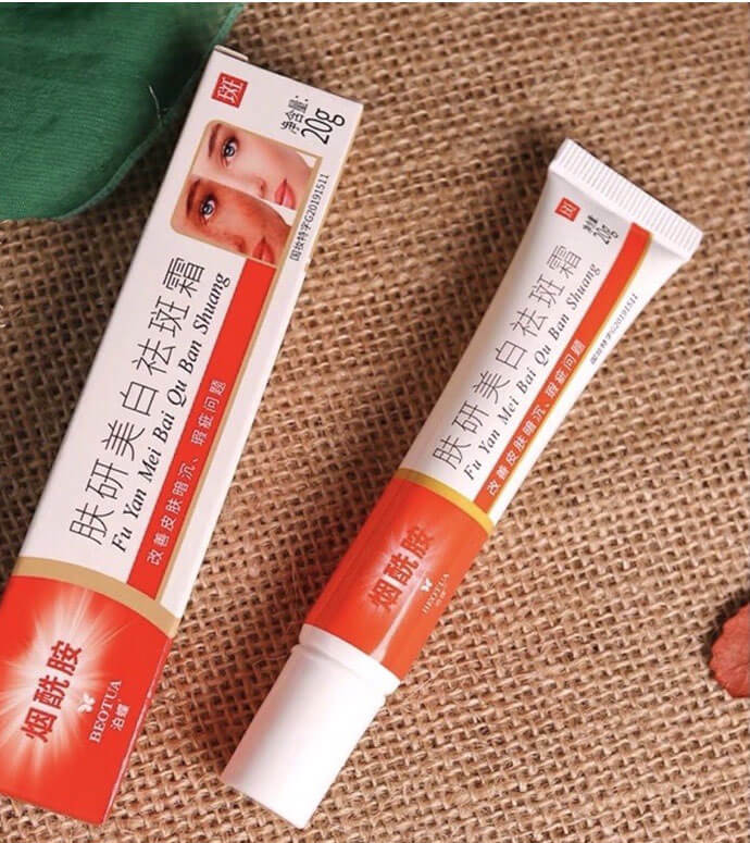 泊蝶膚研美白祛斑霜